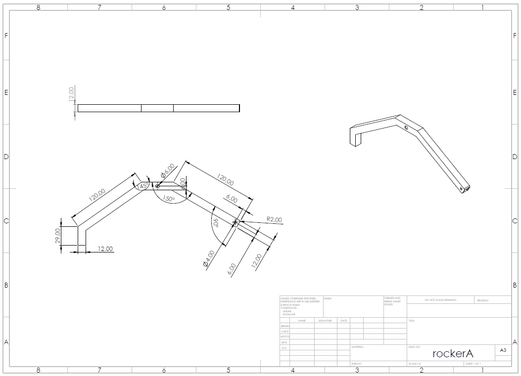 rover leg-1 drawing