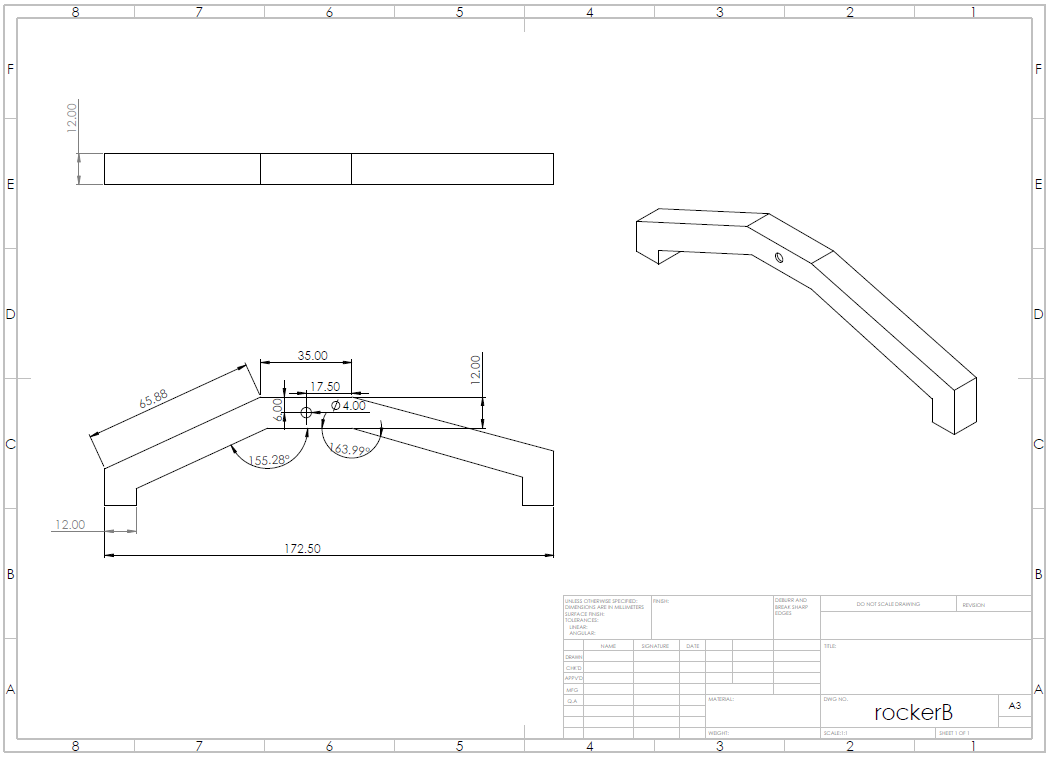 rover leg-2 drawing