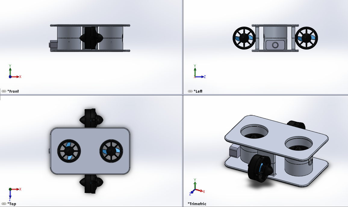 different views of the rov